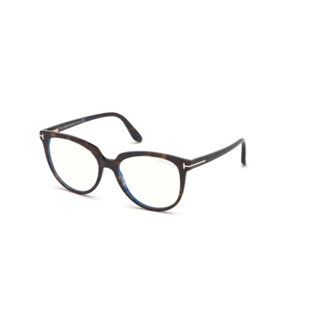 Tom Ford Muški okvir za dioptrijske naočare Blue Block 0FT5600-B 5254, Smeđi