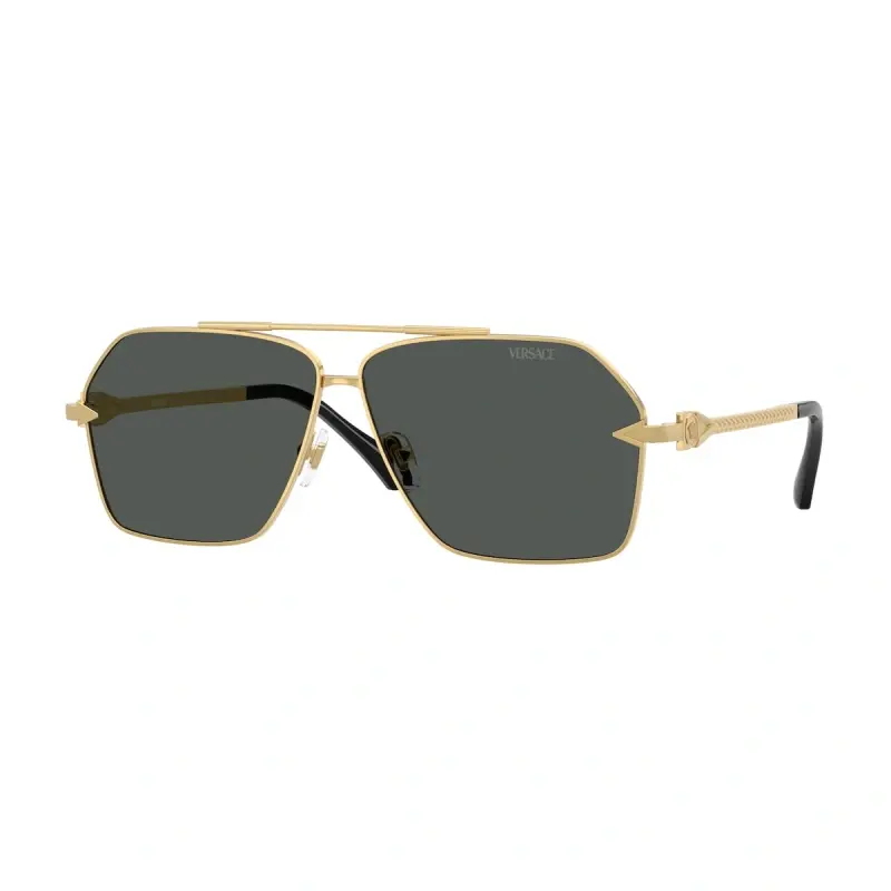 Versace Muške naočare za sunce 0VE2284 100287, Zlatna boja