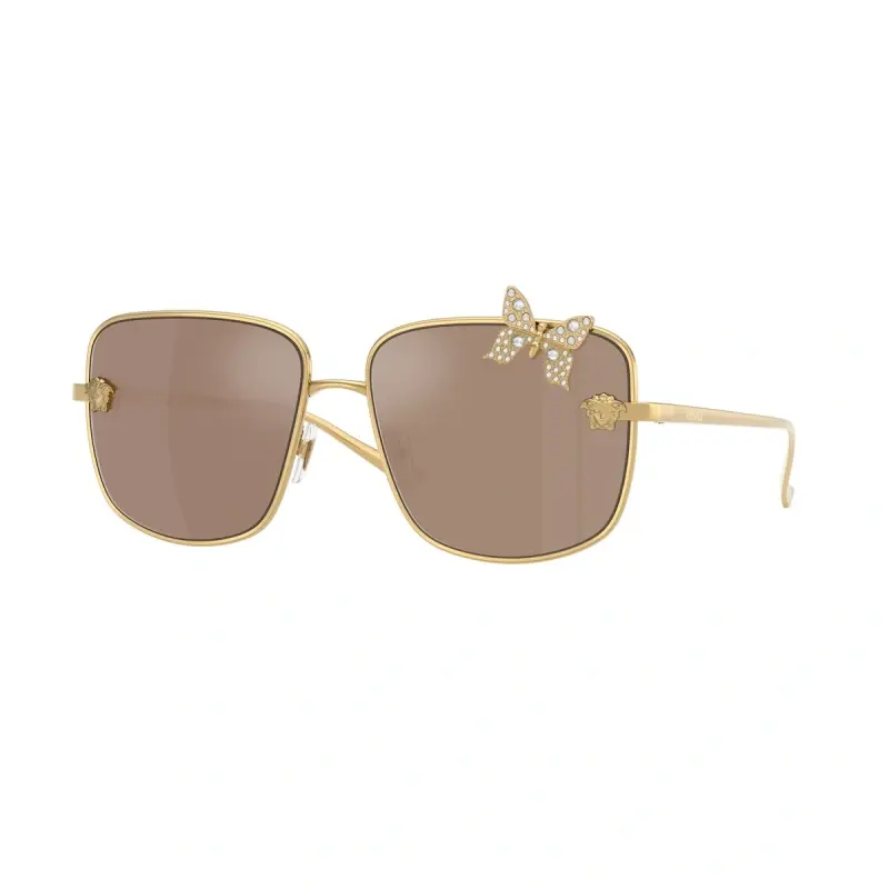 Versace Ženske naočare za sunce 0VE2282 10025, Zlatne