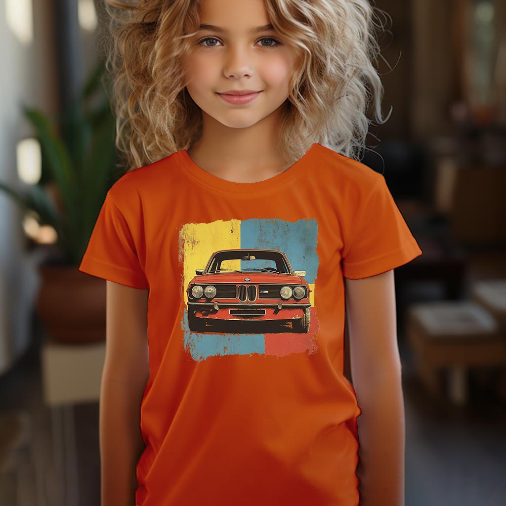 Camiseta Majica sa štampanim printom Cam 829, Dečija, Narandžasta