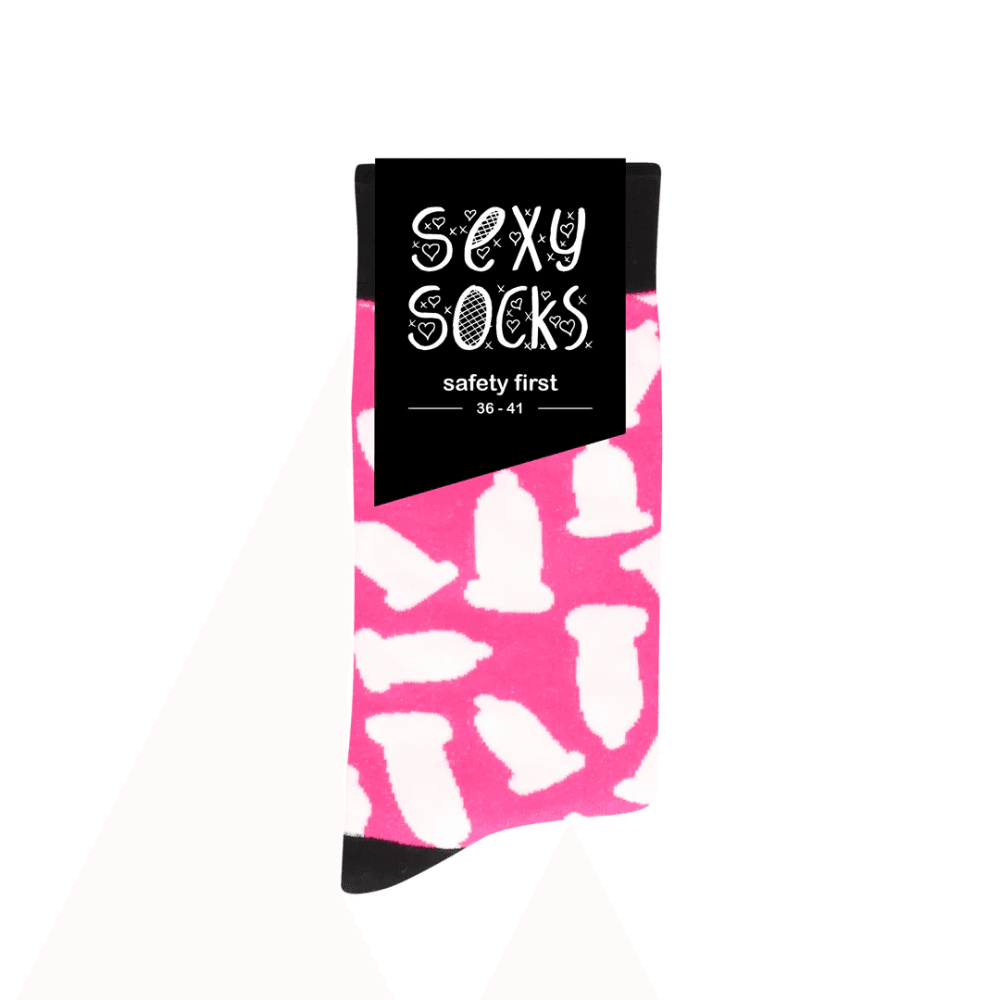Sexy Socks Čarape Safety First, Roze