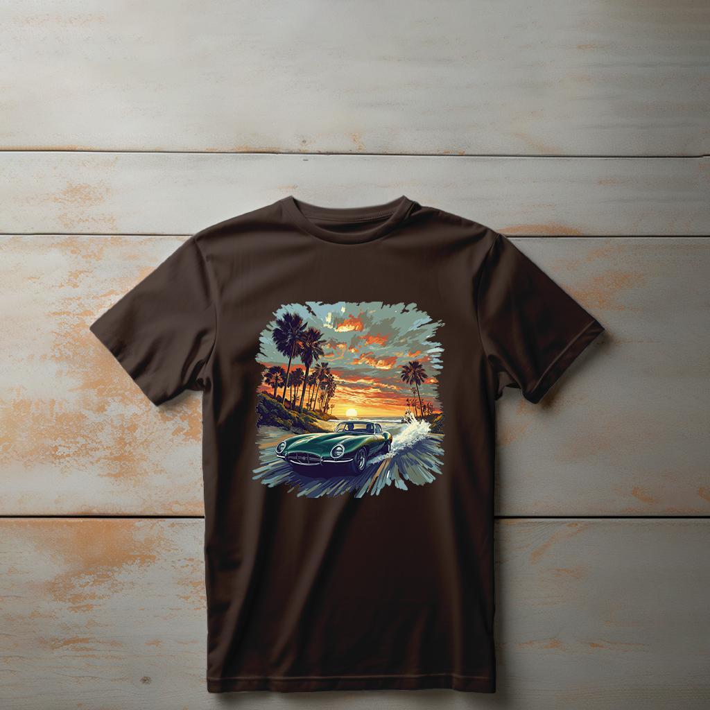 Camiseta Majica sa štampanim printom Cam 836, Dečija, Čokolada