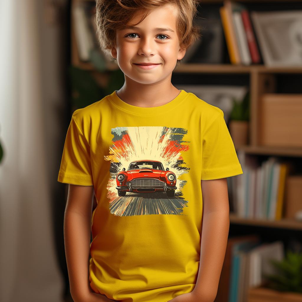 Camiseta Majica sa štampanim printom Cam 833, Dečija, Zlatne boje