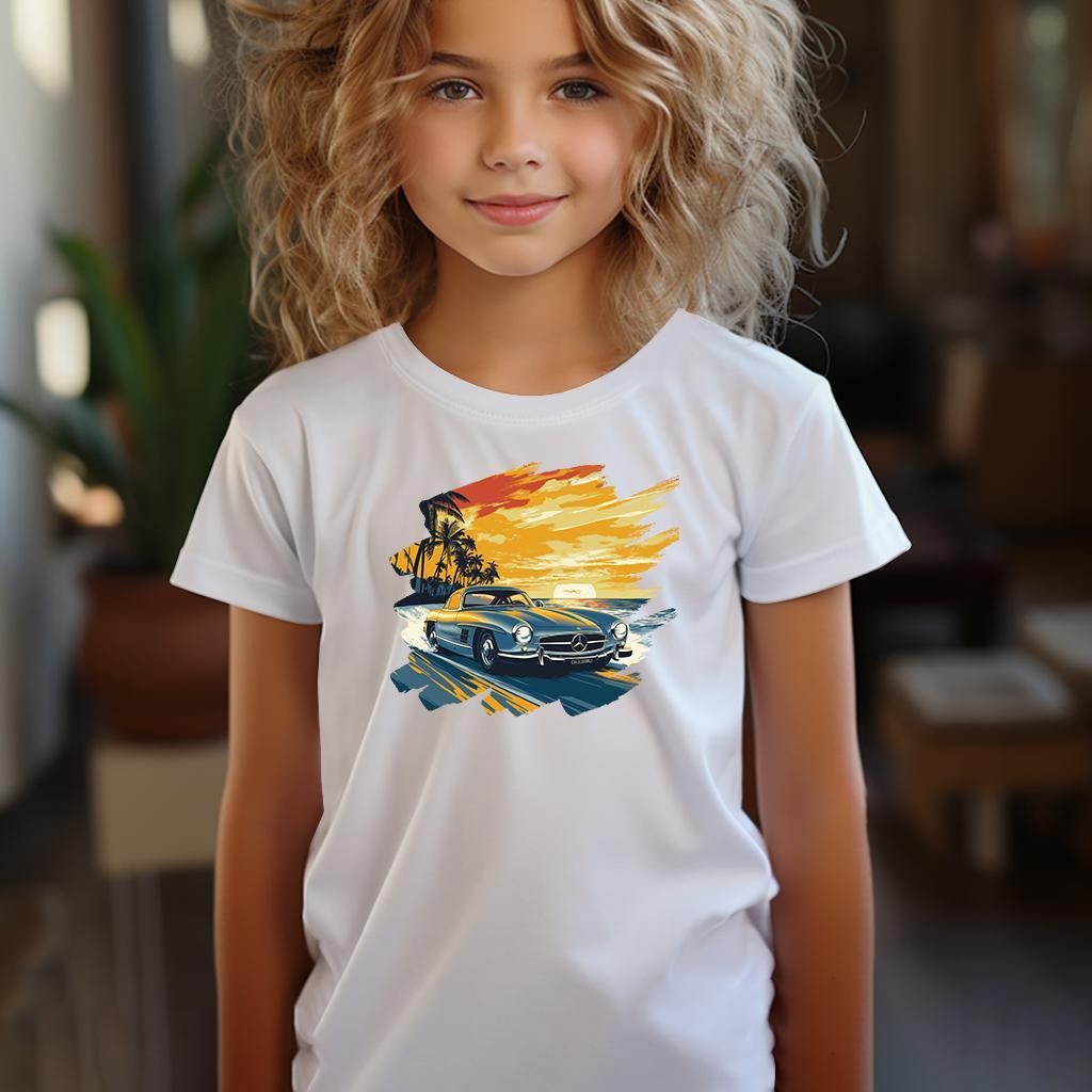 Camiseta Majica sa štampanim printom Cam 838, Dečija, Bela