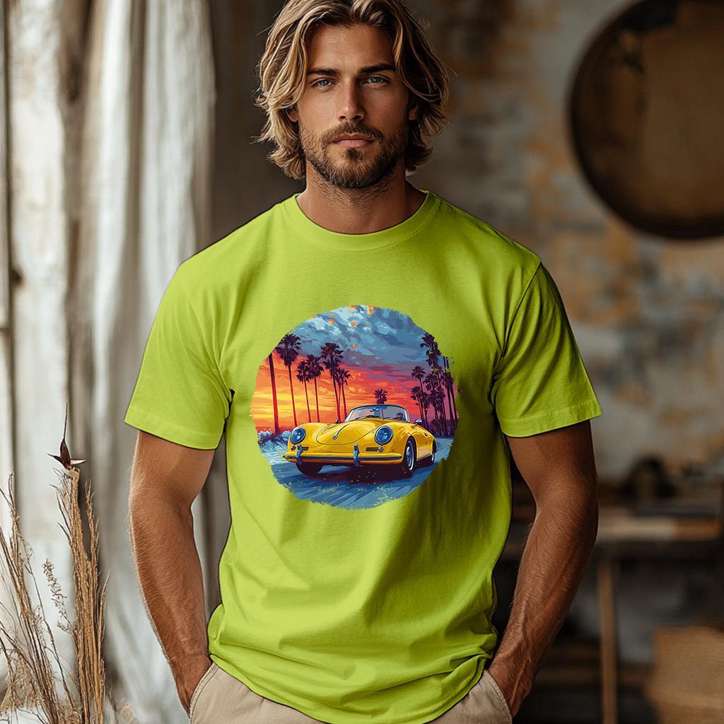 Camiseta Majica sa štampanim printom Cam 834, Muška, Limeta