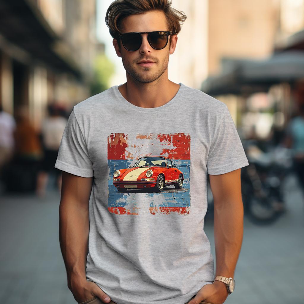 Camiseta Majica sa štampanim printom Cam 832, Muška, Hrom