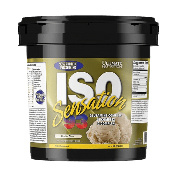 Ultimate Nutrition Whey Protein Iso Sensation 93, Vanila, 2.2kg