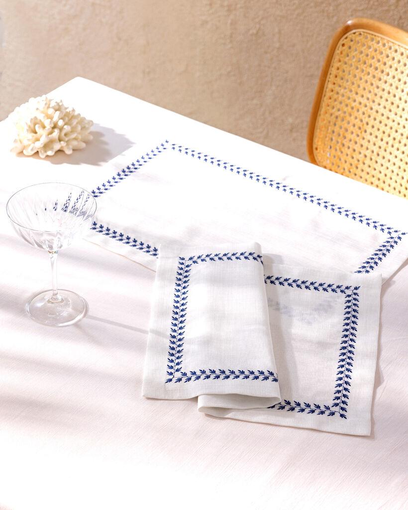 Madame Coco Podmetač za sto Moselle,  32x48cm, Beli