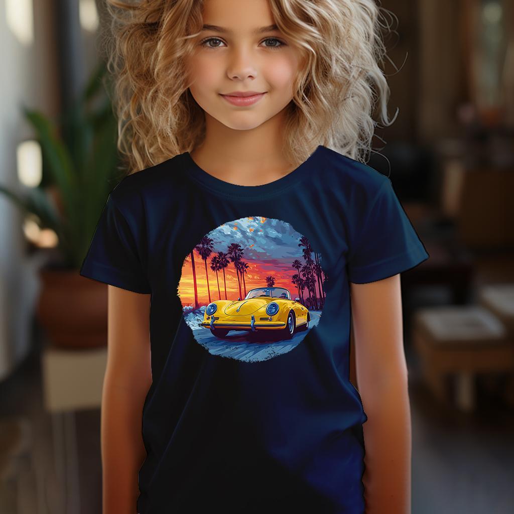 Camiseta Majica sa štampanim printom Cam 834, Dečija, Tamnoplava