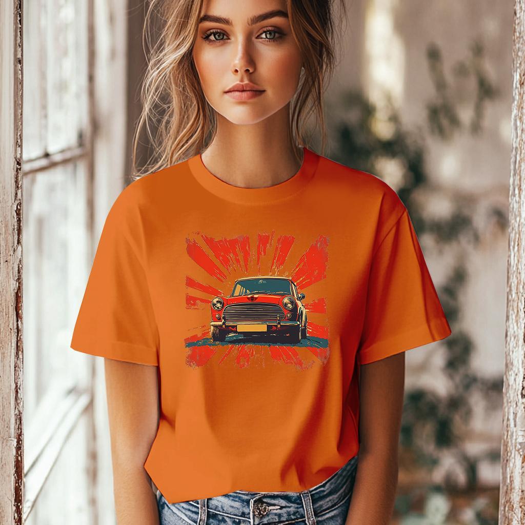 Camiseta Majica sa štampanim printom Cam 831, Ženska, Narandžasta