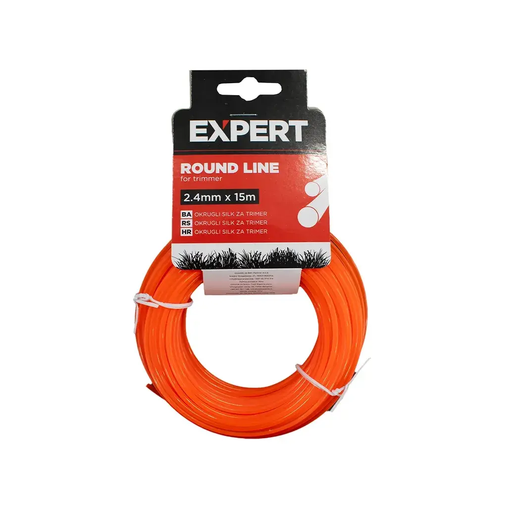 Expert Silk za trimer okrugli, 2.4mm x 15m