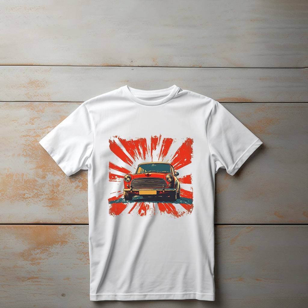 Camiseta Majica sa štampanim printom Cam 831, Dečija, Bela