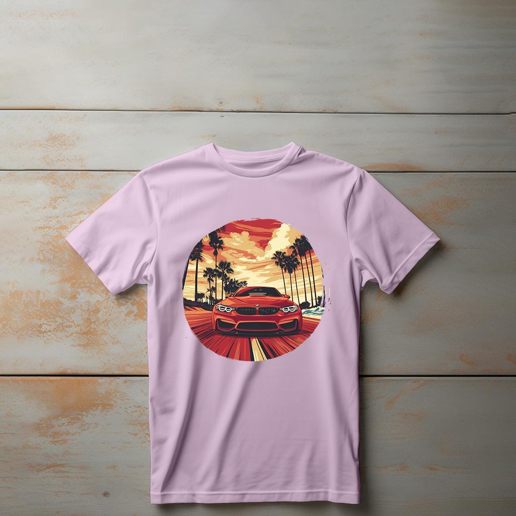 Camiseta Majica sa štampanim printom Cam 839, Dečija, Svetloroze