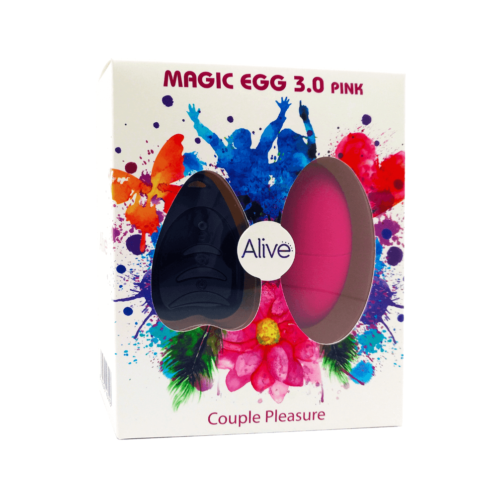 Vibro jaje Alive Magic Egg 3.0 Rosa, 7.2cm, Roze