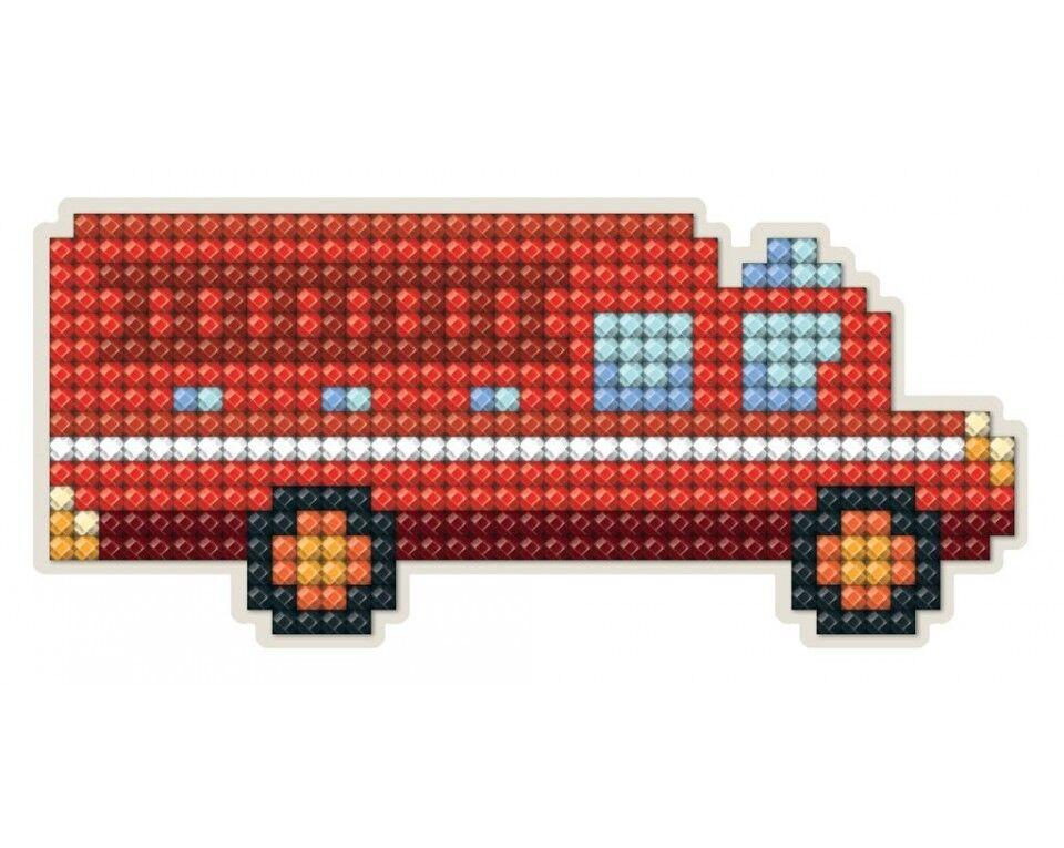 Collection D`Art Kreativni set sa perlicama Vatrogasna kola, Magnetni, 10 x 4.5cm