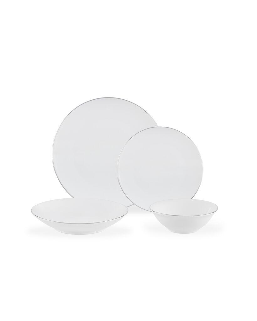 Madame Coco Set tanjira za ručavanje Allons, 24 dela, Beli