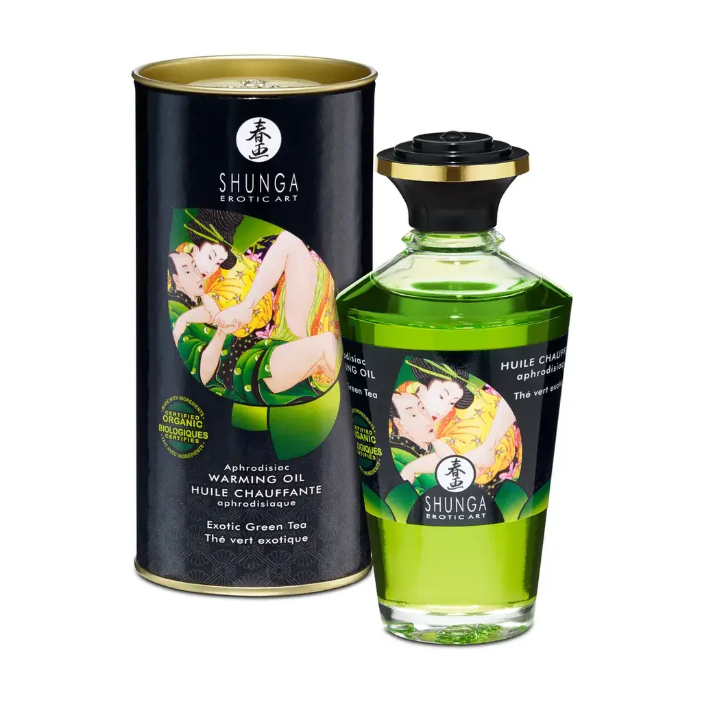 Shunga Jestivo ulje Exotic Green Tea, 100ml