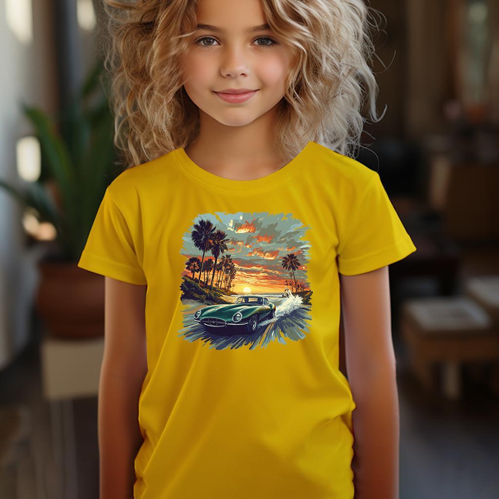 Camiseta Majica sa štampanim printom Cam 836, Dečija, Zlatne boje