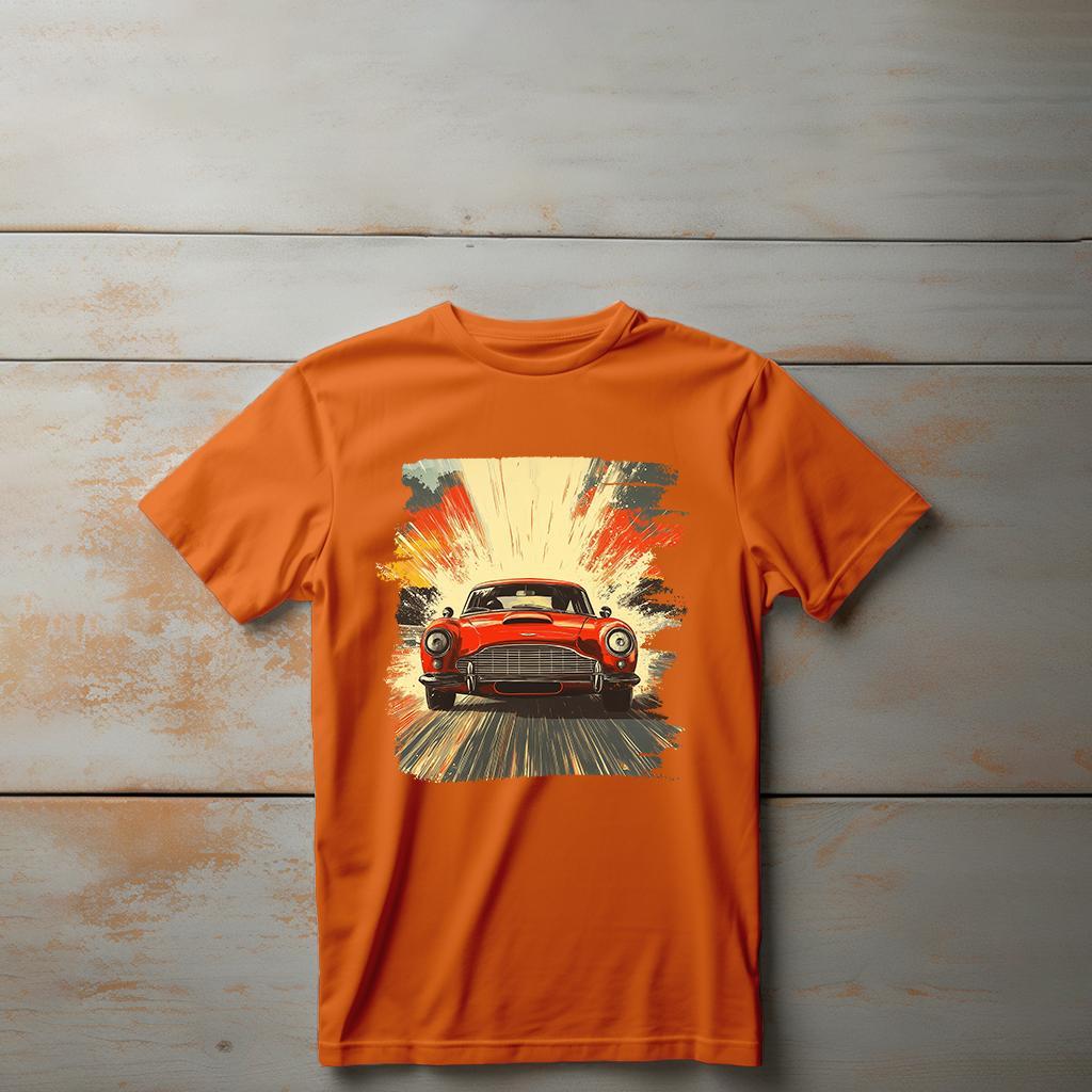 Camiseta Majica sa štampanim printom Cam 833, Dečija, Narandžasta