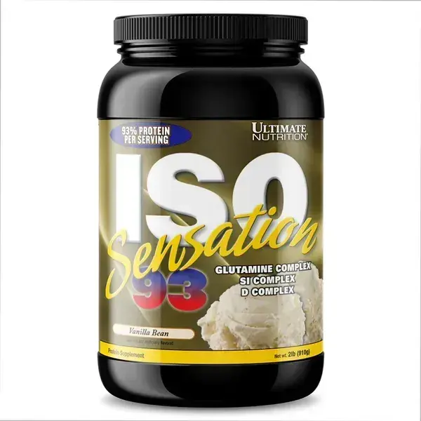 Ultimate Nutrition Whey Protein Iso Sensation 93, Vanila, 910g