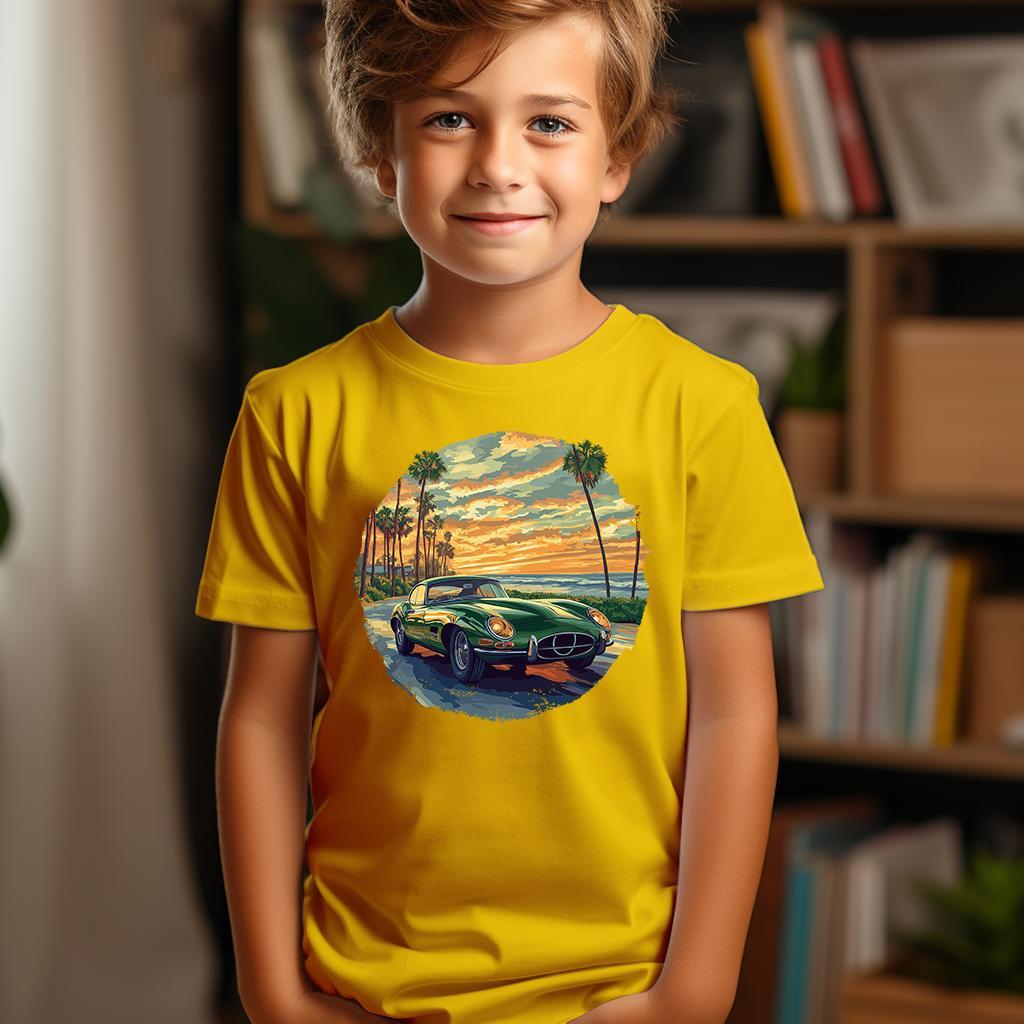 Camiseta Majica sa štampanim printom Cam 835, Dečija, Zlatne boje