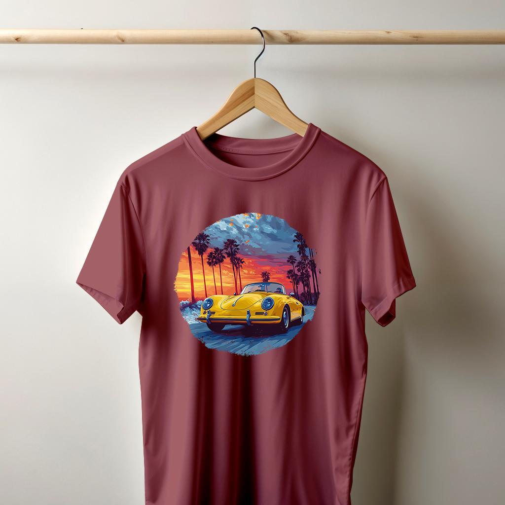 Camiseta Majica sa štampanim printom Cam 834, Muška, Prljavo roze