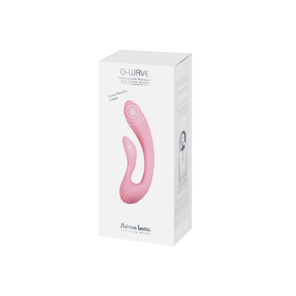 Adrien Lastic Rabbit vibrator G-wave, 18cm, Roze