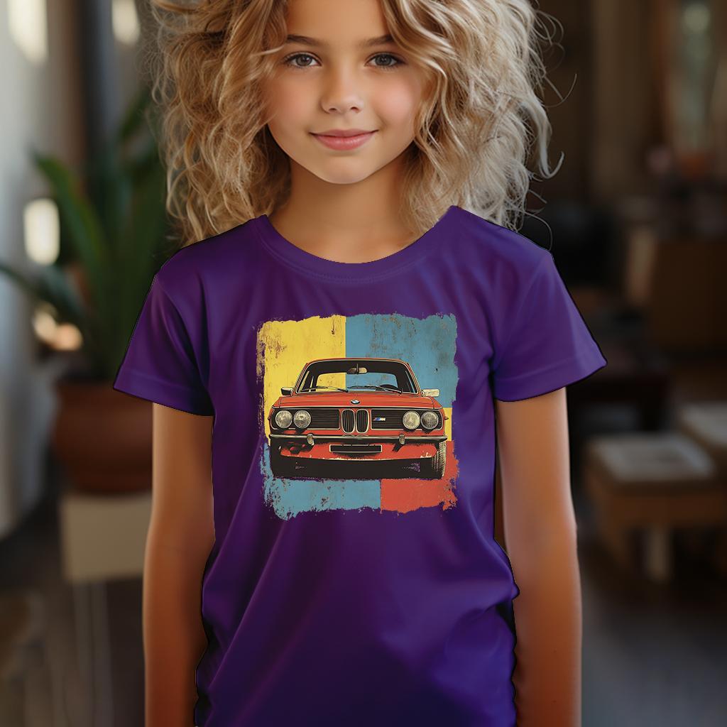 Camiseta Majica sa štampanim printom Cam 829, Dečija, Patlidžan