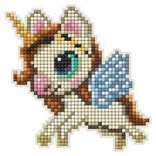 Collection D`Art Kreativni set sa perlicama Jednorog, Magnetni, 10.8cm x 10.7cm