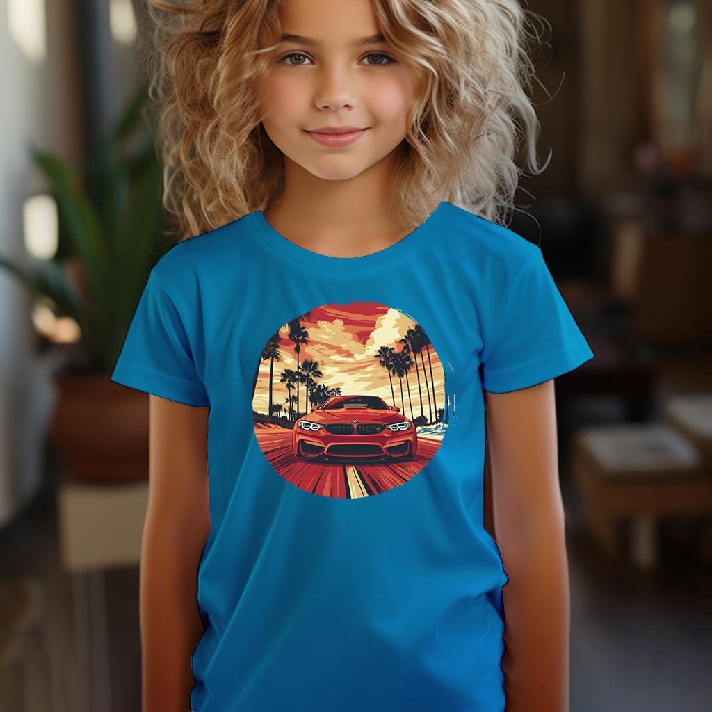 Camiseta Majica sa štampanim printom Cam 839, Dečija, Akva