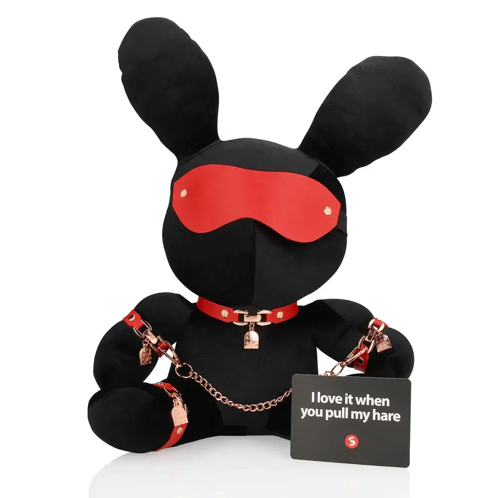 S-Line Plišana igračkа Rabbit Bondage, 40cm, Crna
