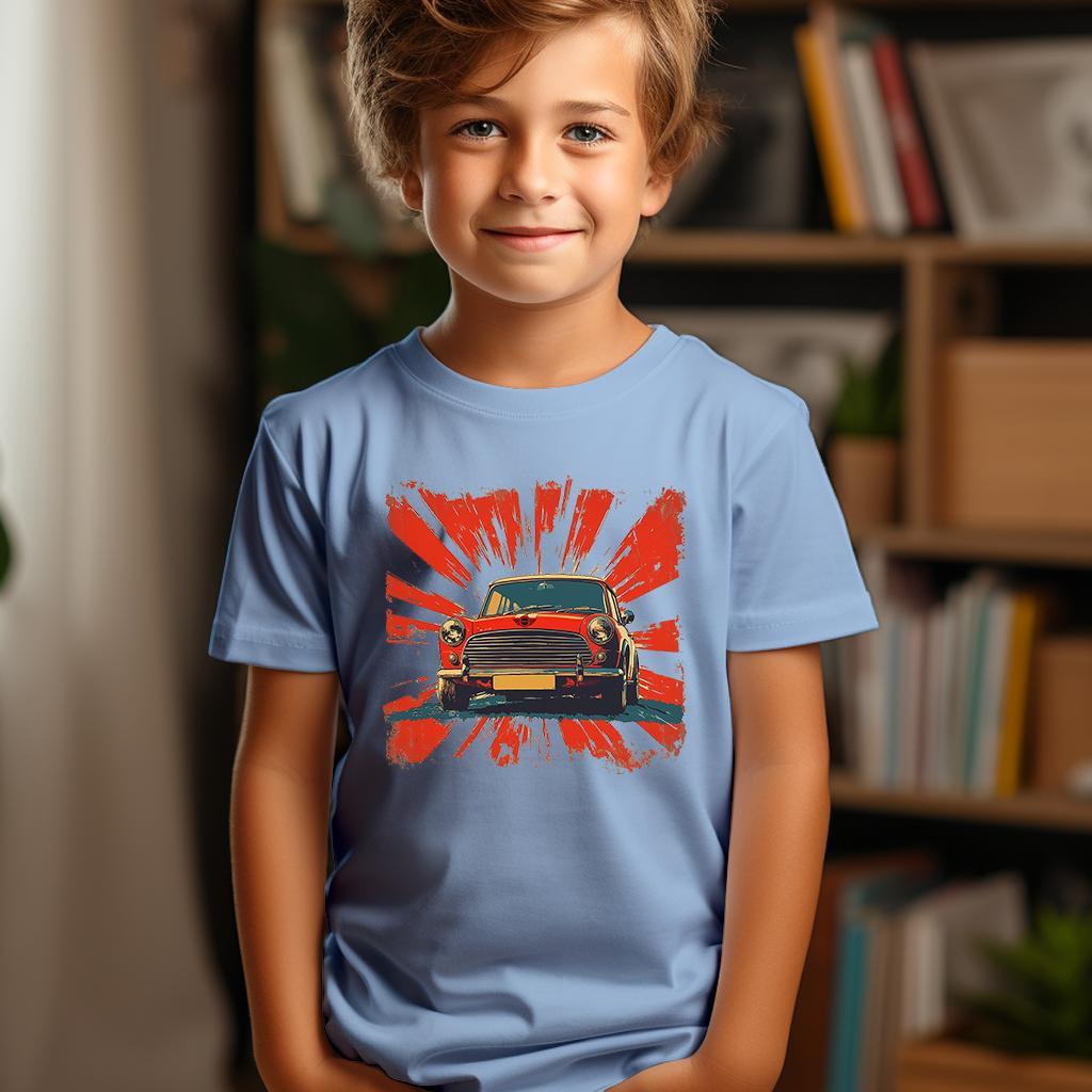 Camiseta Majica sa štampanim printom Cam 831, Dečija, Cijan