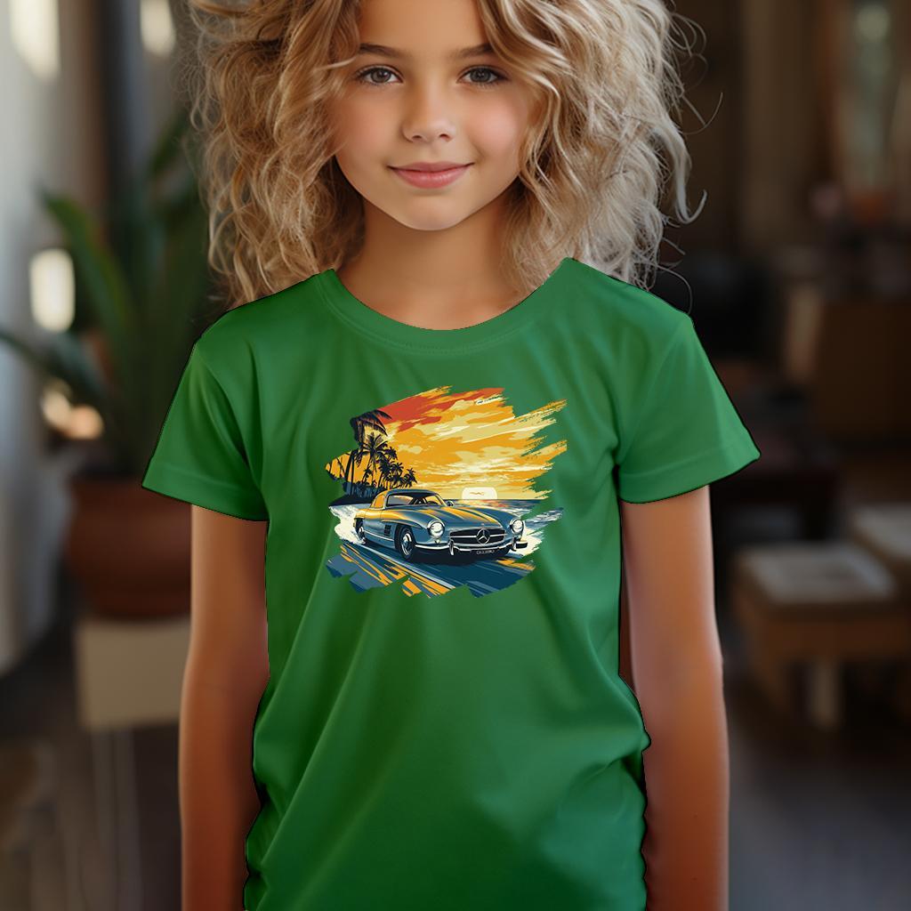 Camiseta Majica sa štampanim printom Cam 838, Dečija, Zelena