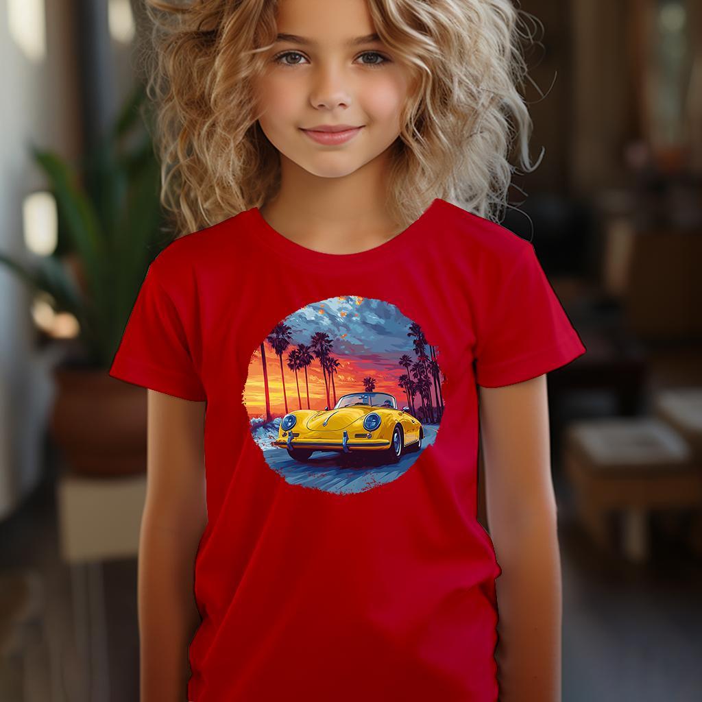 Camiseta Majica sa štampanim printom Cam 834, Dečija, Crvena