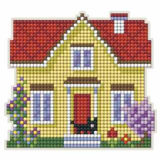 Collection D`Art Kreativni set sa perlicama Kuća, Magnetni, 11.3cm x 10.3cm