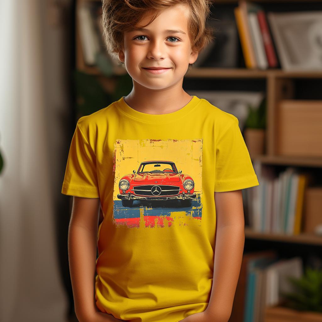 Camiseta Majica sa štampanim printom Cam 830, Dečija, Zlatne boje