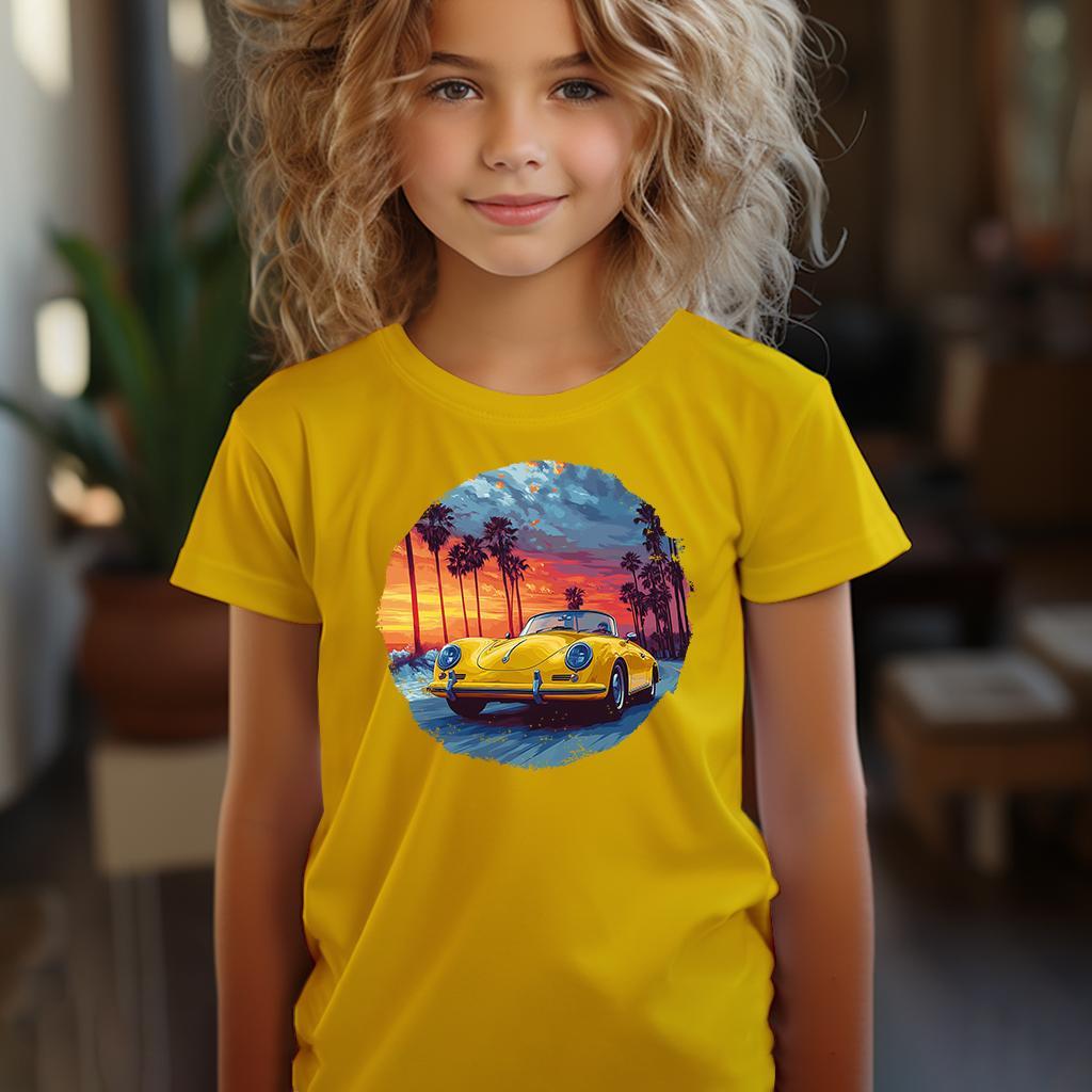 Camiseta Majica sa štampanim printom Cam 834, Dečija, Zlatne boje