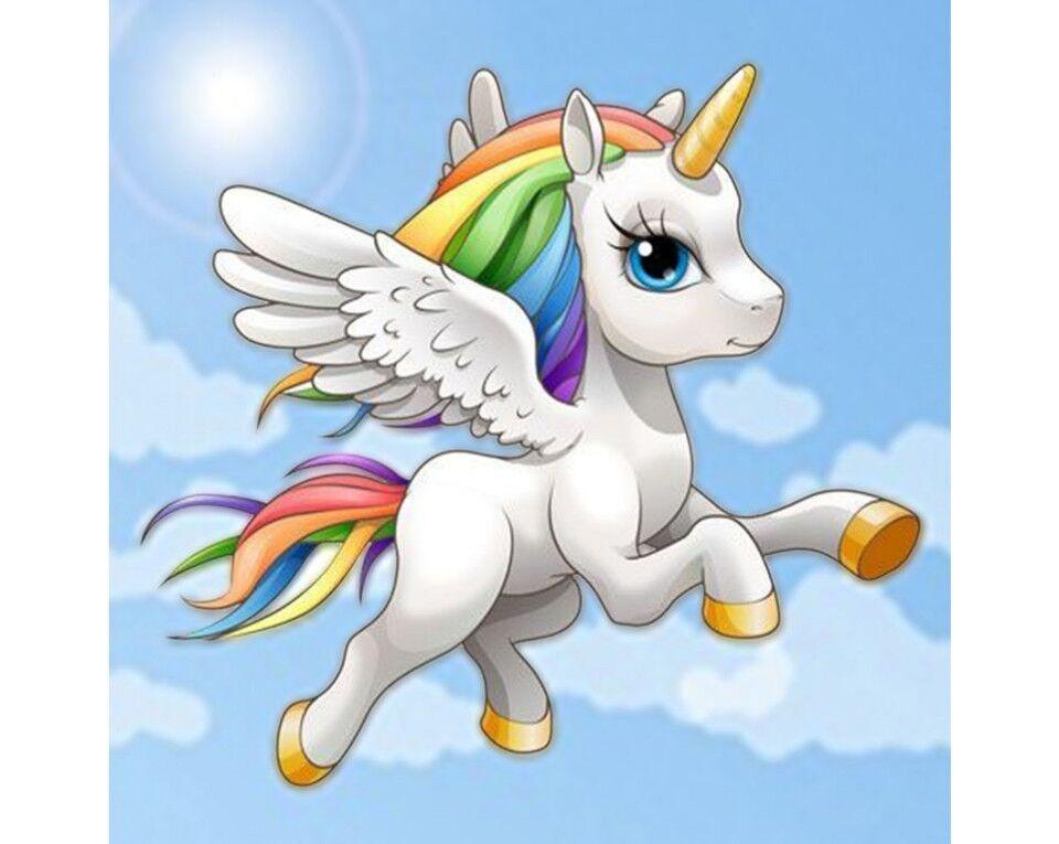 Collection D`Art Kreativni set sa perlicama Jednorog, 38cm x 38cm