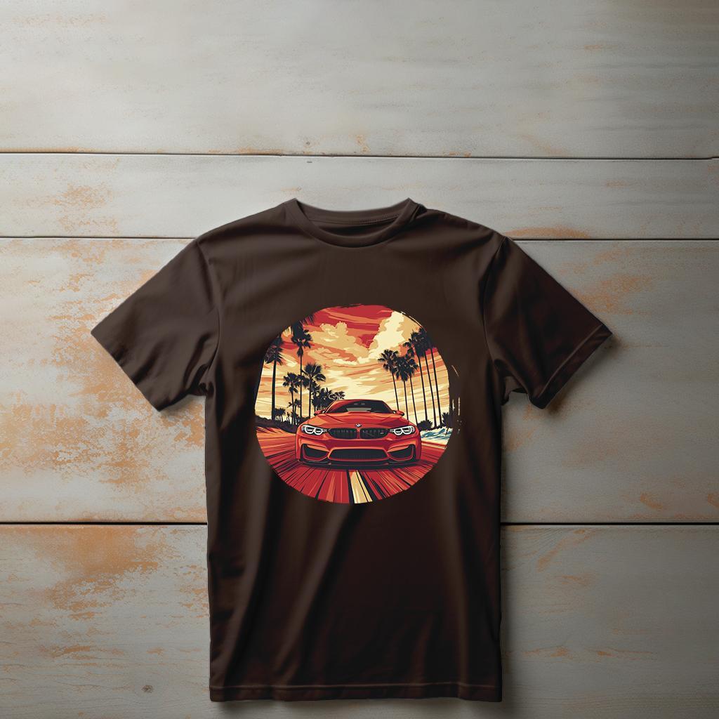 Camiseta Majica sa štampanim printom Cam 839, Dečija, Čokolada