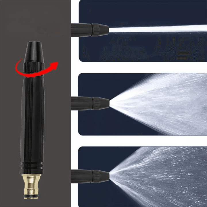 Podesiva prskalica za crevo, Crna