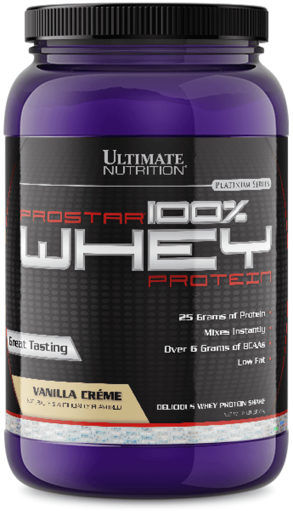 Ultimate Nutrition Protein 100% Whey Prostar, Vanila, 907g