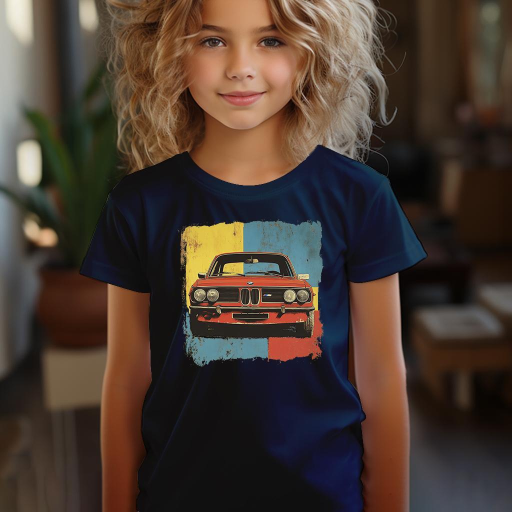 Camiseta Majica sa štampanim printom Cam 829, Dečija, Tamnoplava