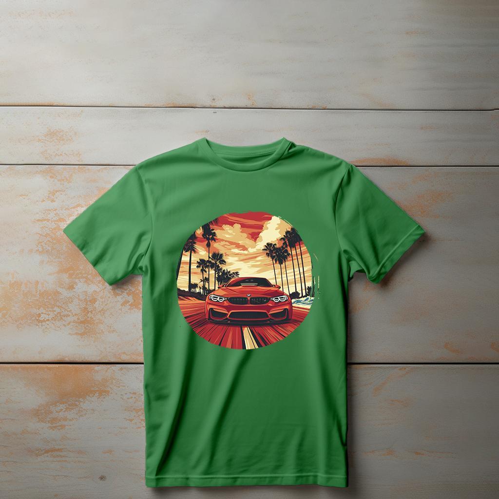 Camiseta Majica sa štampanim printom Cam 839, Dečija, Zelena