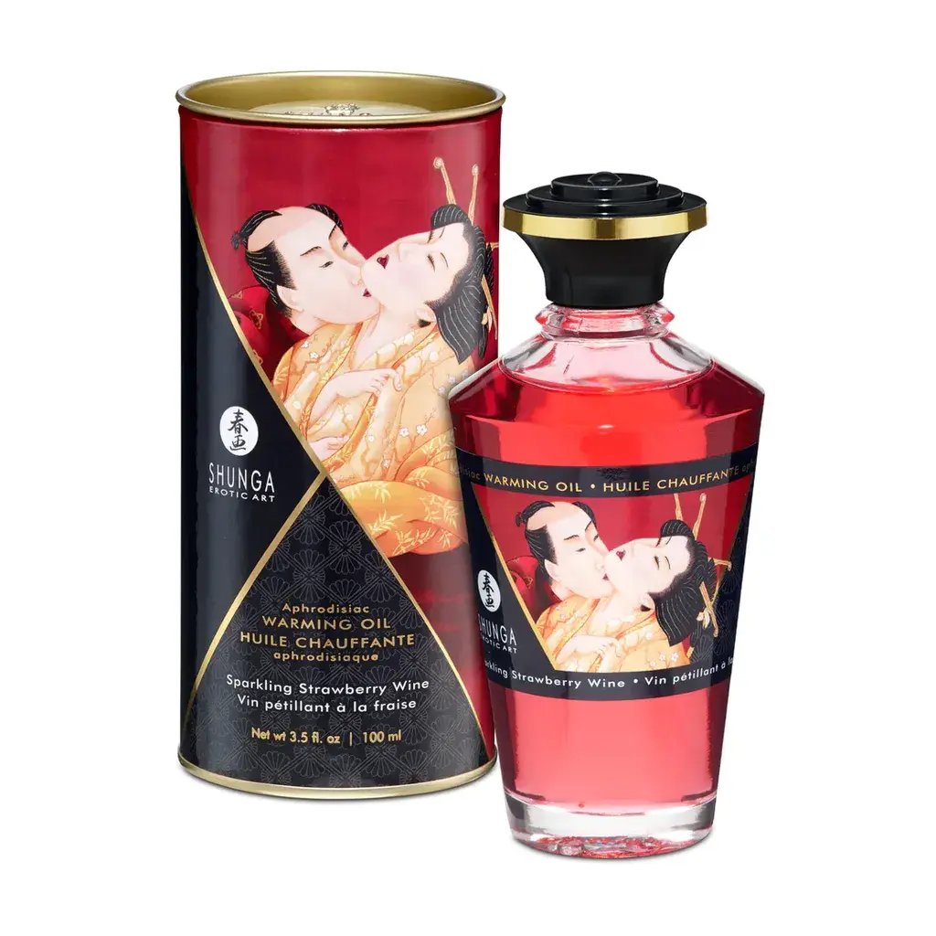 Shunga Jestivo ulje Sparkling Strawberry, 100ml