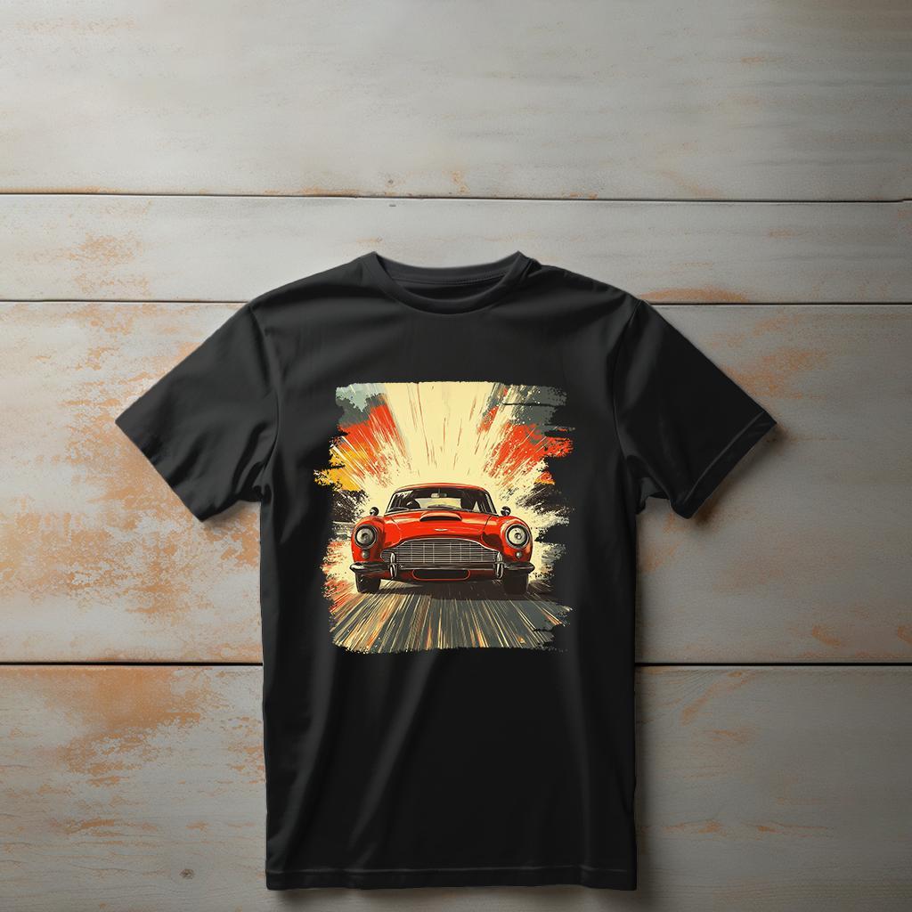 Camiseta Majica sa štampanim printom Cam 833, Dečija, Crna