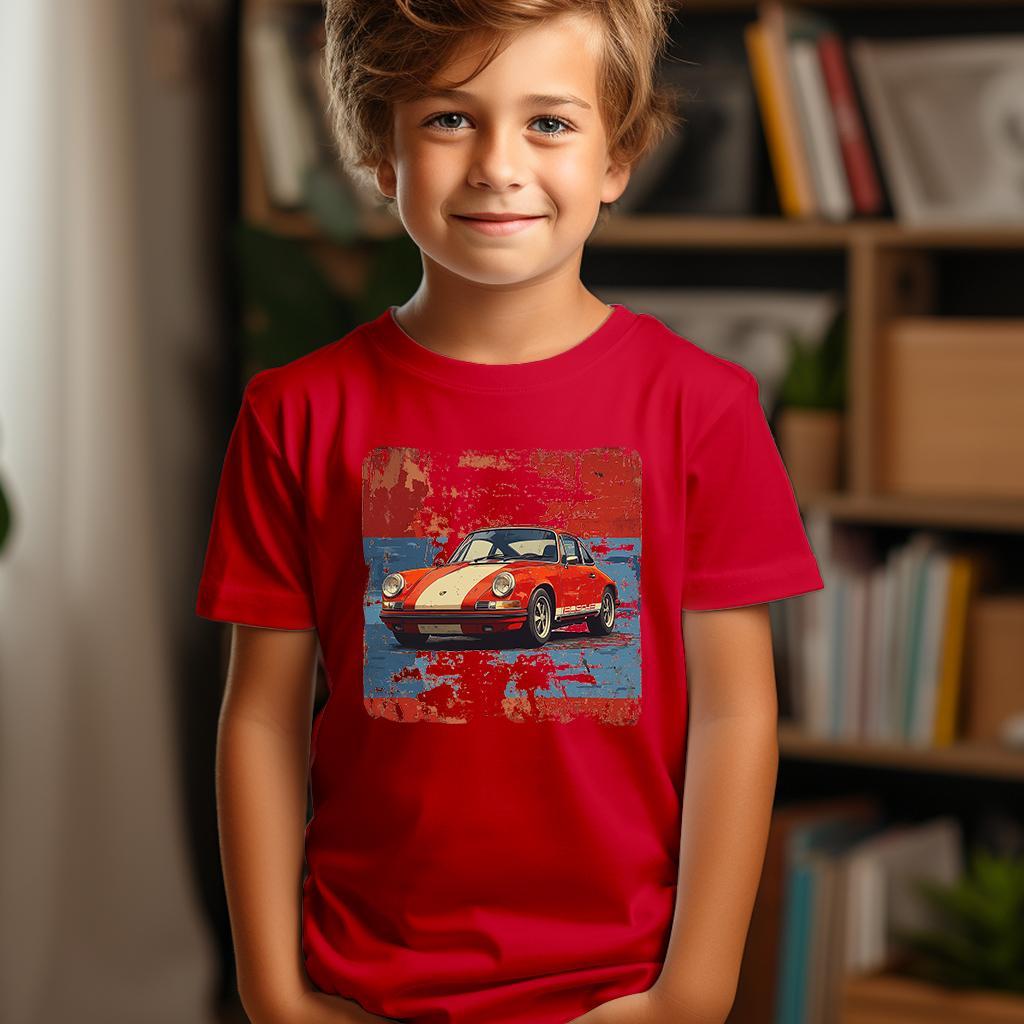 Camiseta Majica sa štampanim printom Cam 832, Dečija, Crvena