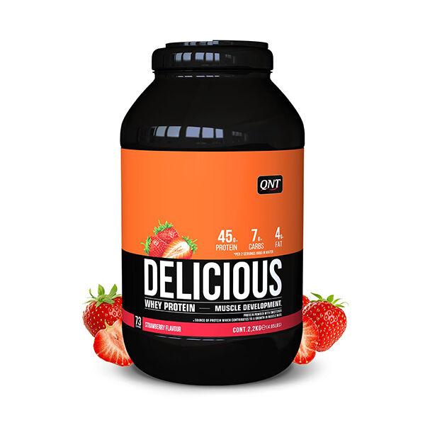 QNT Delicious Whey Protein, Jagoda, 2.2 kg