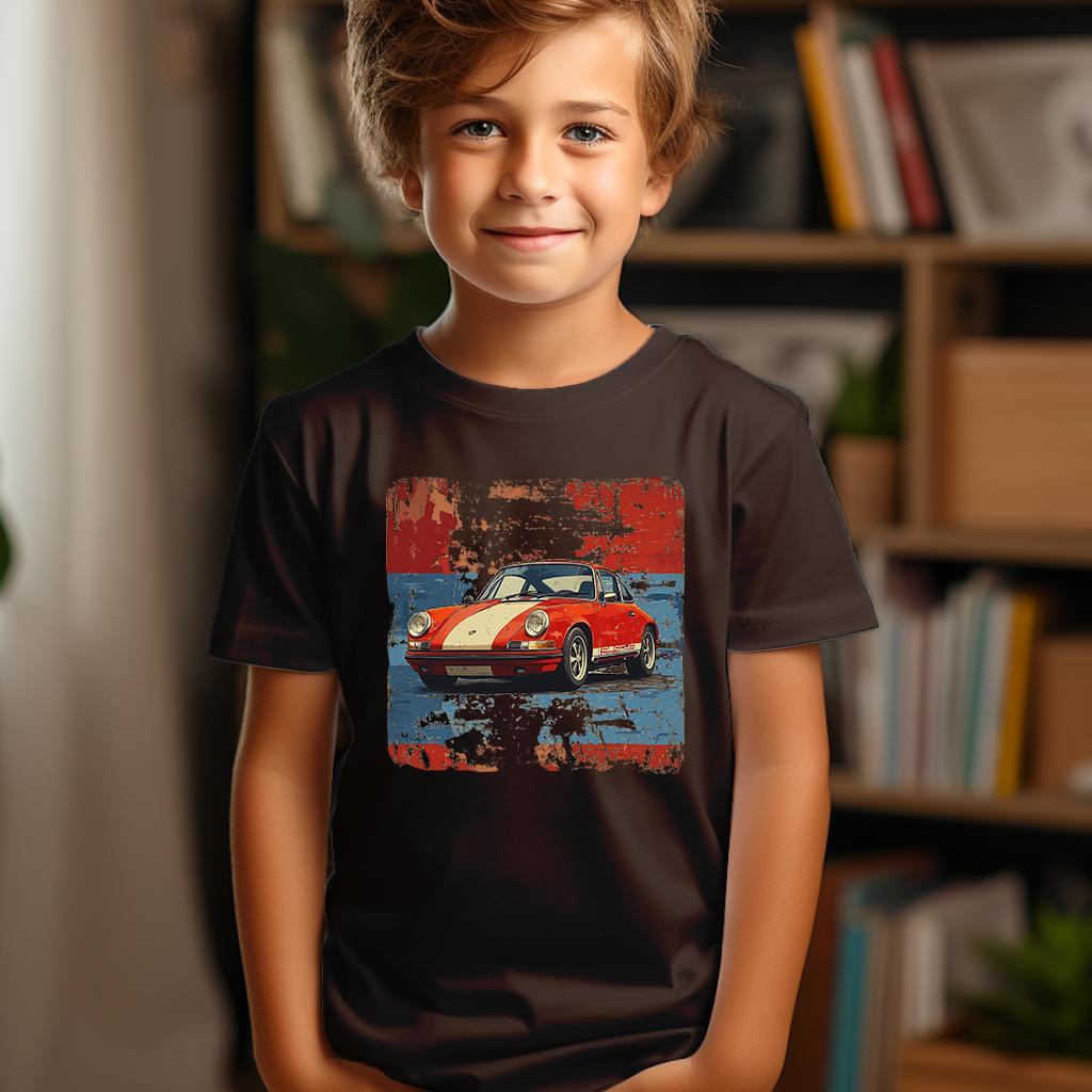 Camiseta Majica sa štampanim printom Cam 832, Dečija, Čokolada