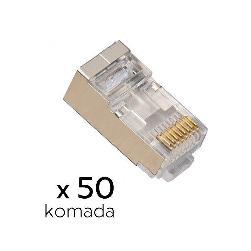 Konektor RJ45 , Metalni, CAT 6 8P8C JWD-AD82, 50 komada