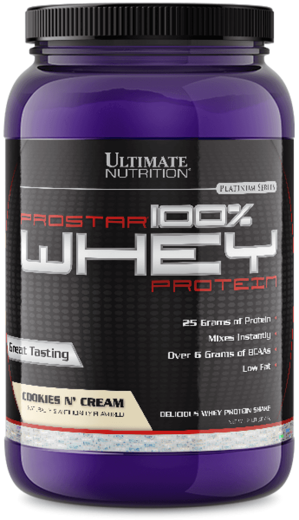 Ultimate Nutrition Protein 100% Whey Prostar, Keks i Krem, 907g